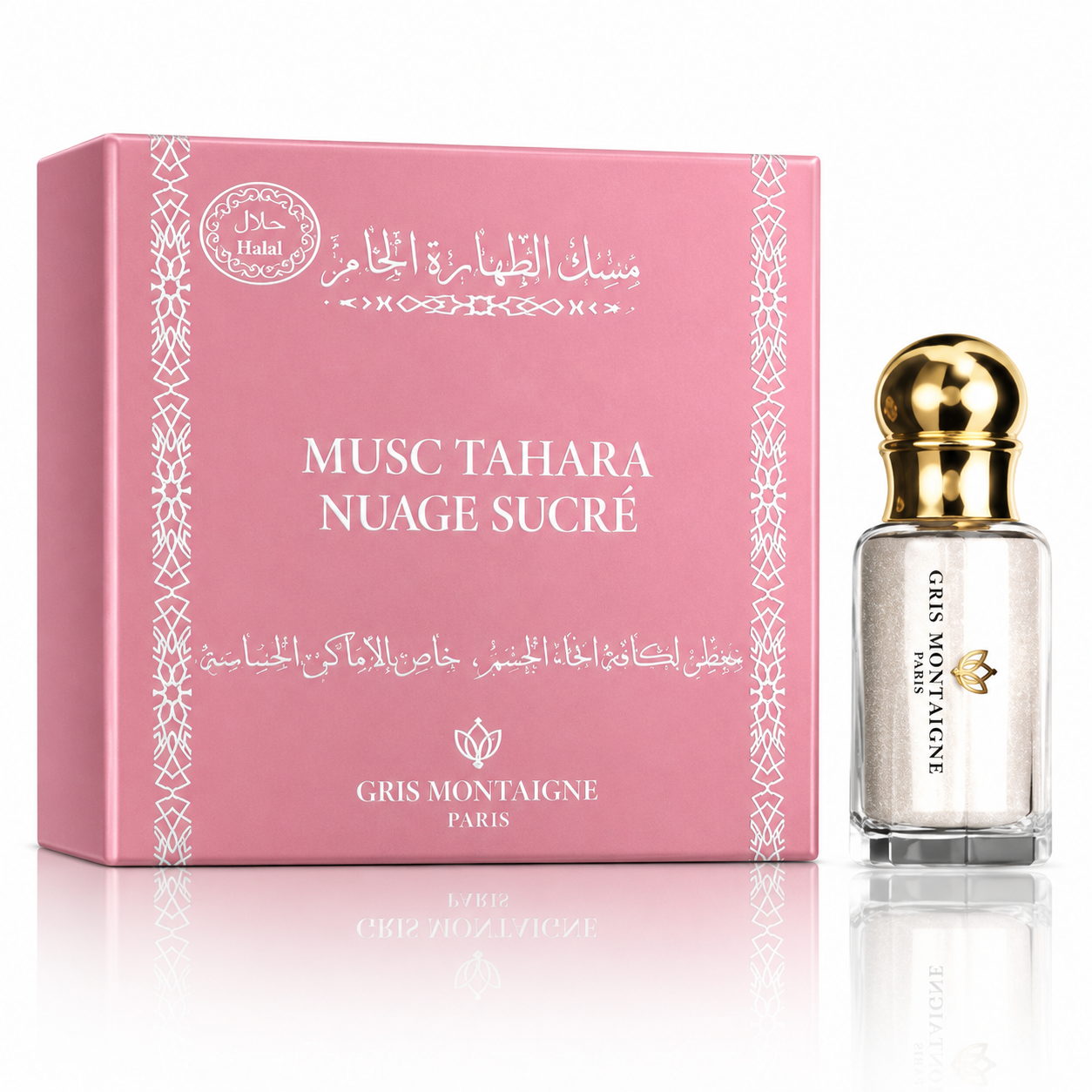 Musc Tahara Nuage Sucré – Parfum Halal | Douceur, Pureté & Féminité | Gris Montaigne Paris