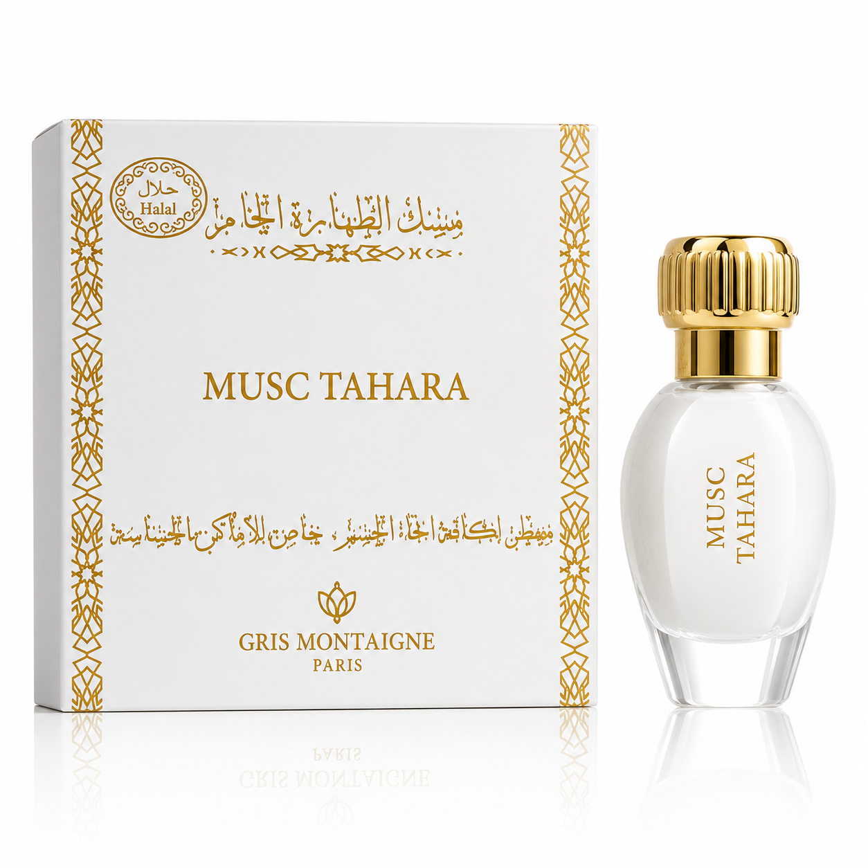 Musc Tahara – Parfum Halal | Musc Blanc, Vanille & Jasmin | Gris Montaigne Paris